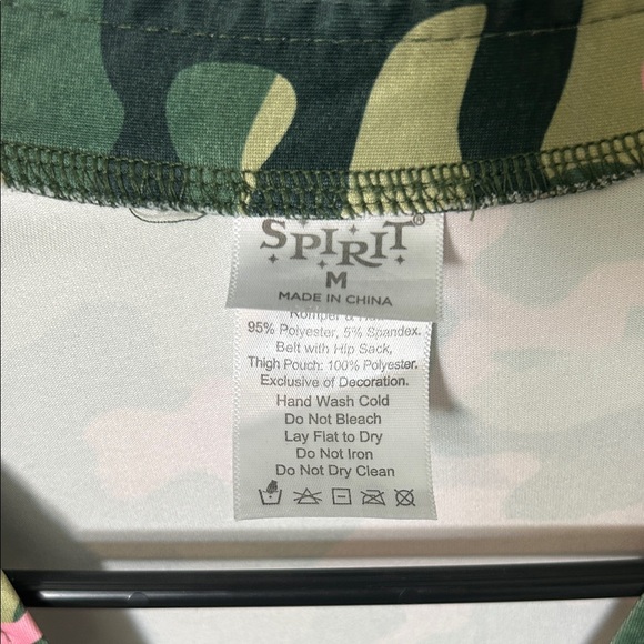 Spirit Pink and Green Camouflage Women's Halloween costume - Picture 4 of 10
